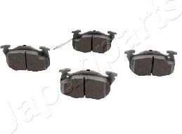 Japanparts PA-0035AF - Тормозные колодки, дисковые, комплект www.autospares.lv