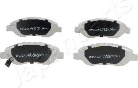 Japanparts PA-0077AF - Bremžu uzliku kompl., Disku bremzes www.autospares.lv