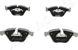 Japanparts PA-0114AF - Brake Pad Set, disc brake www.autospares.lv