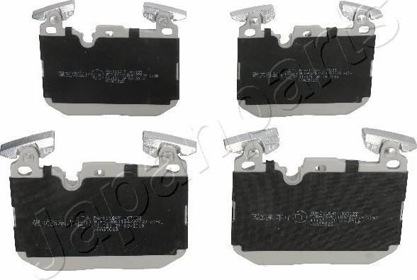 Japanparts PA-0116AF - Bremžu uzliku kompl., Disku bremzes www.autospares.lv