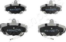 Japanparts PA-035AF - Тормозные колодки, дисковые, комплект www.autospares.lv