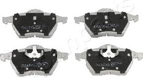 Japanparts PA-0312AF - Brake Pad Set, disc brake www.autospares.lv