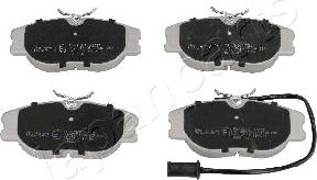 Japanparts PA-0202AF - Brake Pad Set, disc brake www.autospares.lv