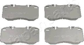 Japanparts PA-0235AF - Bremžu uzliku kompl., Disku bremzes www.autospares.lv