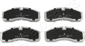 Japanparts PA-0233AF - Brake Pad Set, disc brake www.autospares.lv