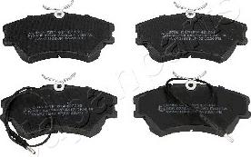 Japanparts PA-0705AF - Brake Pad Set, disc brake www.autospares.lv