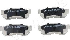 Japanparts PA-101AF - Brake Pad Set, disc brake www.autospares.lv