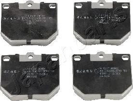 Japanparts PA-108AF - Тормозные колодки, дисковые, комплект www.autospares.lv