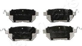 Japanparts PA-118AF - Brake Pad Set, disc brake www.autospares.lv