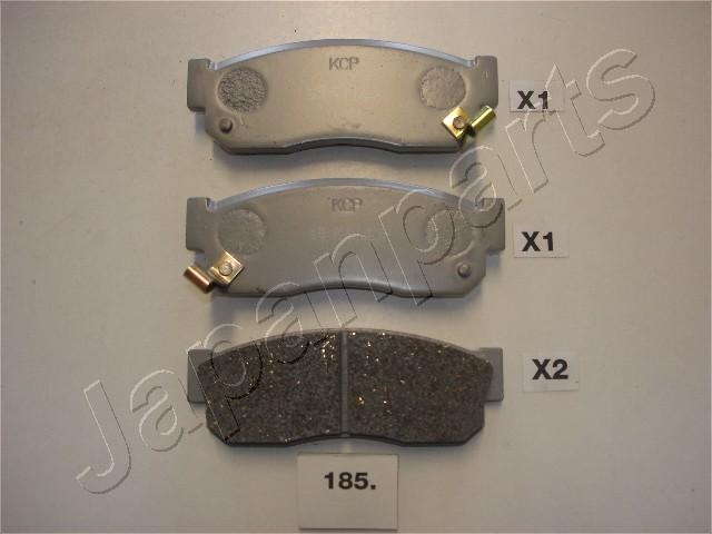 Japanparts PA-185AF - Brake Pad Set, disc brake www.autospares.lv