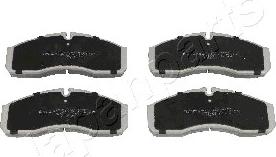 Japanparts PA-122AF - Brake Pad Set, disc brake www.autospares.lv