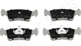 Japanparts PA-898AF - Brake Pad Set, disc brake www.autospares.lv