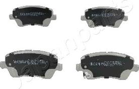 Japanparts PA-800AF - Тормозные колодки, дисковые, комплект www.autospares.lv