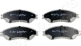 Japanparts PA-821AF - Brake Pad Set, disc brake www.autospares.lv