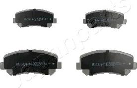 Japanparts PA-348AF - Тормозные колодки, дисковые, комплект www.autospares.lv