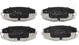 Japanparts PA-245AF - Brake Pad Set, disc brake www.autospares.lv