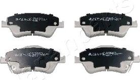 Japanparts PA-250AF - Brake Pad Set, disc brake www.autospares.lv