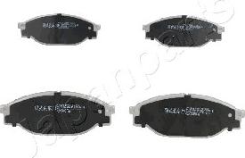 Japanparts PA-214AF - Brake Pad Set, disc brake www.autospares.lv