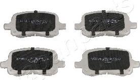 Japanparts PA-216AF - Brake Pad Set, disc brake www.autospares.lv