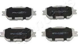 Japanparts PA-218AF - Brake Pad Set, disc brake www.autospares.lv