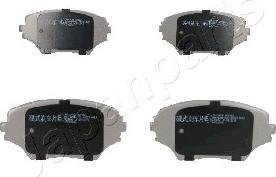 Japanparts PA-280AF - Brake Pad Set, disc brake www.autospares.lv