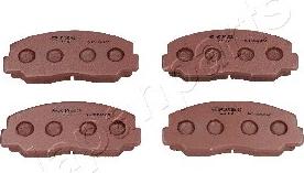 Japanparts PA-233AF - Тормозные колодки, дисковые, комплект www.autospares.lv