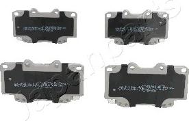 Japanparts PA-226AF - Тормозные колодки, дисковые, комплект www.autospares.lv