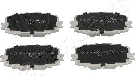 Japanparts PA-220AF - Brake Pad Set, disc brake www.autospares.lv