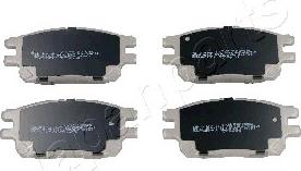 Japanparts PA-271AF - Brake Pad Set, disc brake www.autospares.lv