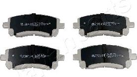 Japanparts PA-796AF - Brake Pad Set, disc brake www.autospares.lv