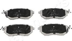 Japanparts PA-709AF - Brake Pad Set, disc brake www.autospares.lv