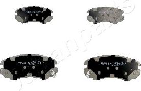 Japanparts PA-H10AF - Тормозные колодки, дисковые, комплект www.autospares.lv