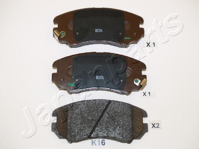 Japanparts PA-K16AF - Brake Pad Set, disc brake www.autospares.lv