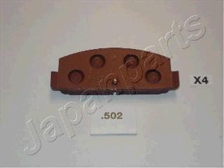 Japanparts PP-502AF - Bremžu uzliku kompl., Disku bremzes www.autospares.lv