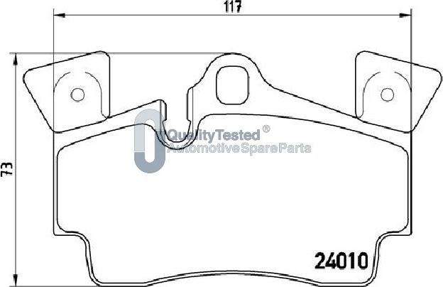 Japanparts PP0919JM - Bremžu uzliku kompl., Disku bremzes www.autospares.lv