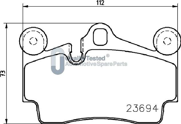 Japanparts PP0918JM - Bremžu uzliku kompl., Disku bremzes www.autospares.lv