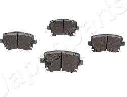 Japanparts PP-0007AF - Brake Pad Set, disc brake www.autospares.lv