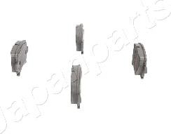 Japanparts PP-0007AF - Тормозные колодки, дисковые, комплект www.autospares.lv