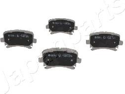 Japanparts PP-0007AF - Тормозные колодки, дисковые, комплект www.autospares.lv