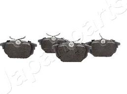 Japanparts PP-0012AF - Brake Pad Set, disc brake www.autospares.lv