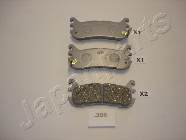 Japanparts PP-396AF - Bremžu uzliku kompl., Disku bremzes autospares.lv