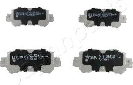 Japanparts PP-313AF - Brake Pad Set, disc brake www.autospares.lv