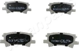 Japanparts PP-211AF - Тормозные колодки, дисковые, комплект www.autospares.lv