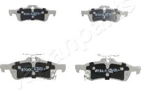 Japanparts PP-225AF - Brake Pad Set, disc brake www.autospares.lv