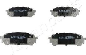 Japanparts PP-703AF - Тормозные колодки, дисковые, комплект www.autospares.lv