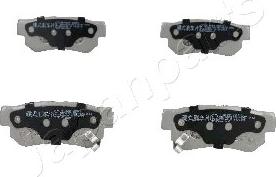 Japanparts PP-H04AF - Brake Pad Set, disc brake www.autospares.lv