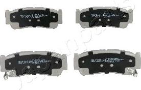 Japanparts PP-H08AF - Brake Pad Set, disc brake www.autospares.lv