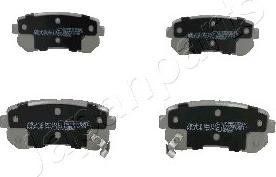 Japanparts PP-K09AF - Brake Pad Set, disc brake www.autospares.lv