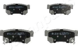 Japanparts PP-S01AF - Brake Pad Set, disc brake www.autospares.lv