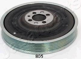 Japanparts PU-805 - Шкив коленчатого вала www.autospares.lv